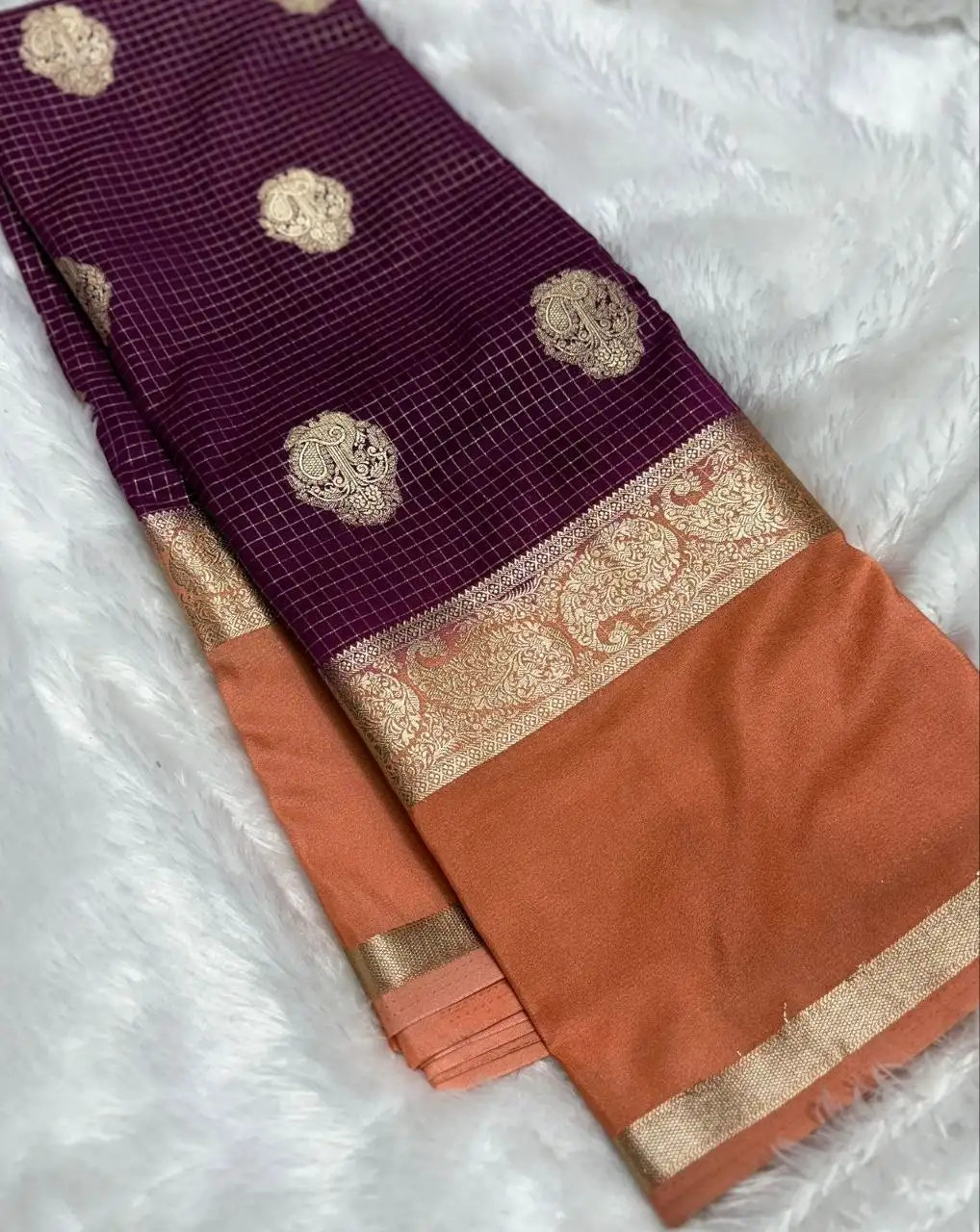 Emerald Gulabi Royale with Antique Gold Zari Mysore Silk Saree